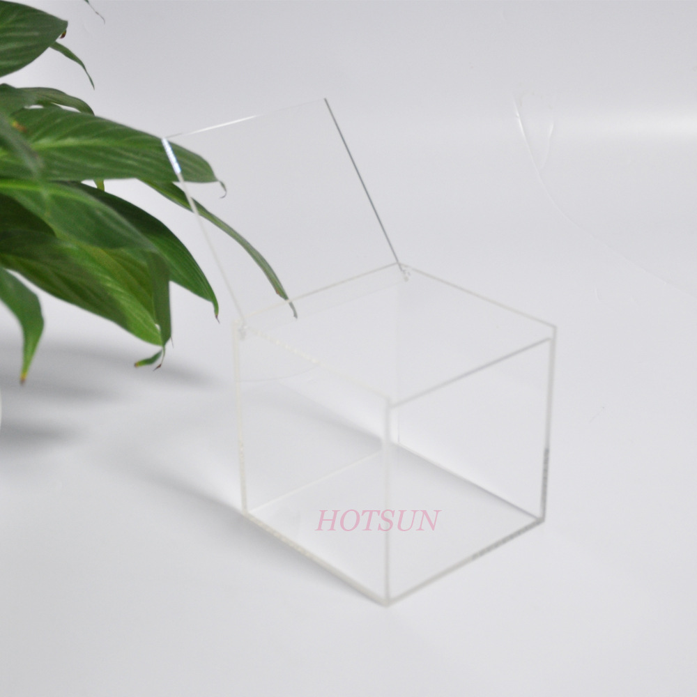6面带盖的有机玻璃盒子 压克力盒 透明翻盖50粒亚克力咖啡胶囊盒
