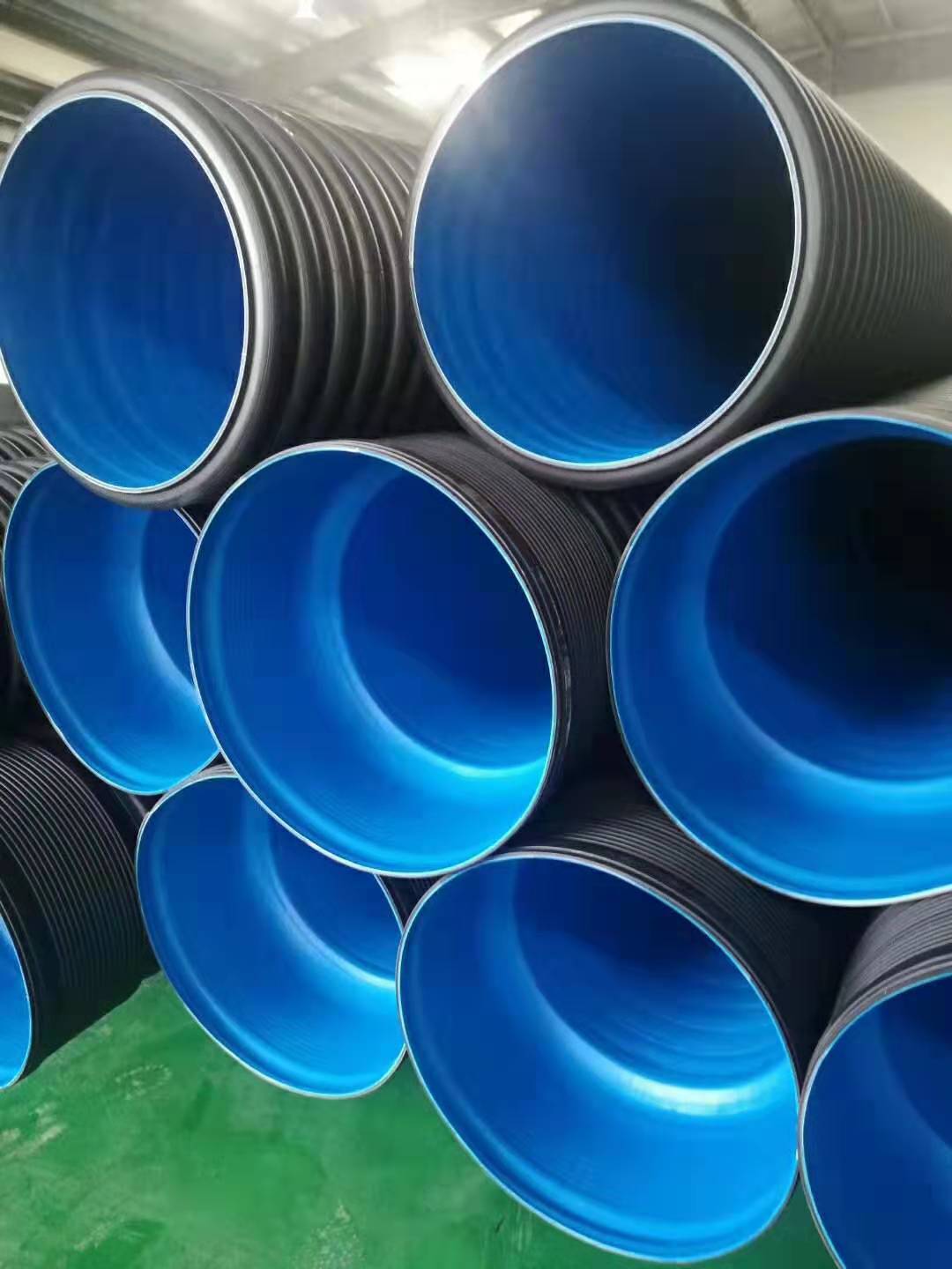 厂家直销hdpe波纹管 pe双壁波纹管 排水管国标下水管道a管