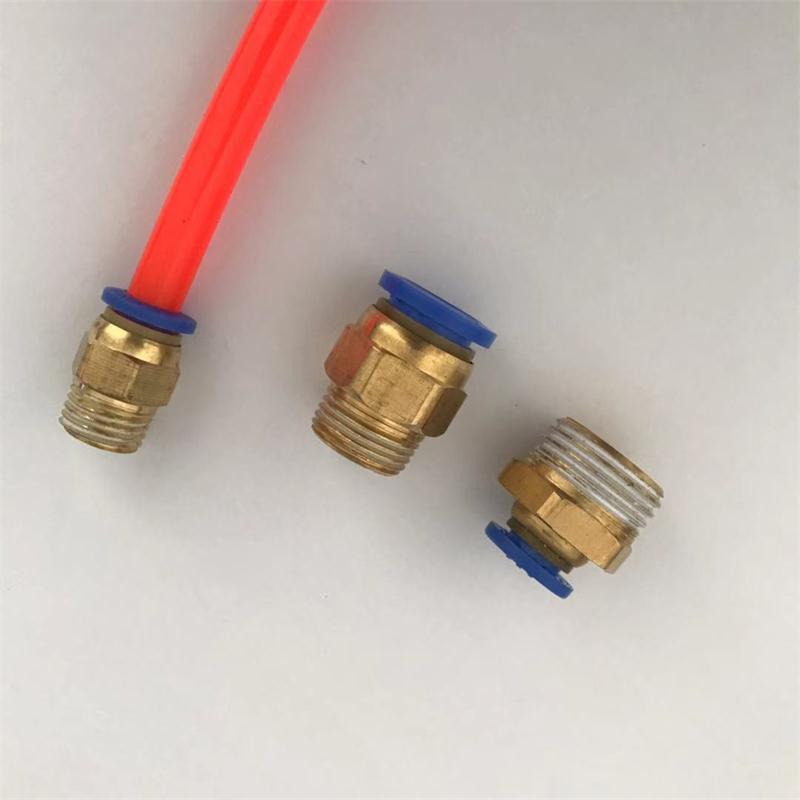 快插接头pc10-02 pc10-04黄铜气动接头 pc10-03气动快速接头 气嘴