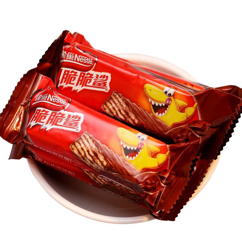 雀巢散脆脆鲨巧克力威化饼干10斤喜糖