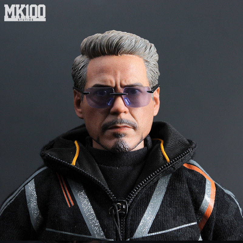 1:6人偶模型兵人眼镜复联3钢铁侠托尼合金眼镜蜘蛛侠依迪丝眼镜