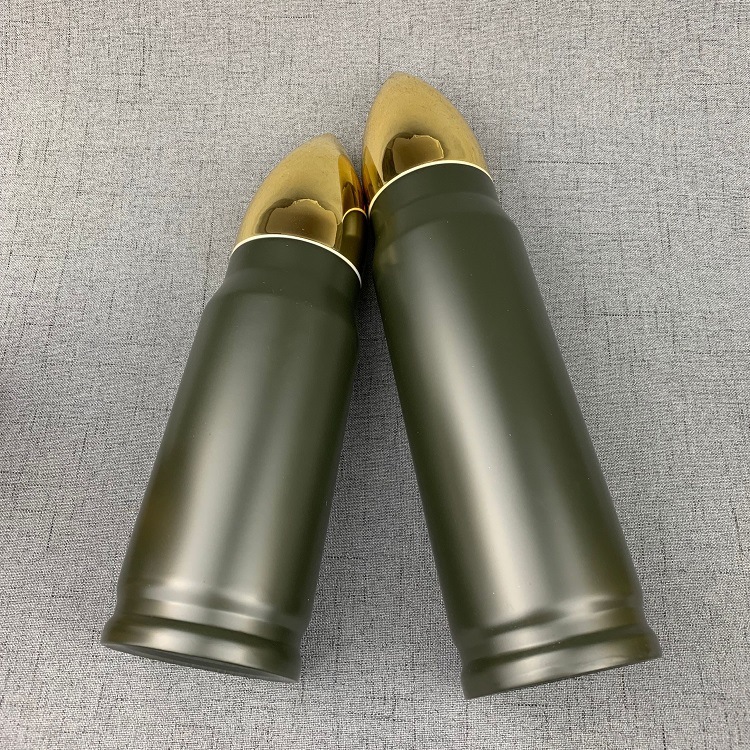 军旅风男士子弹头杯不锈钢真空炮弹杯保温杯办公水杯礼品杯子定制