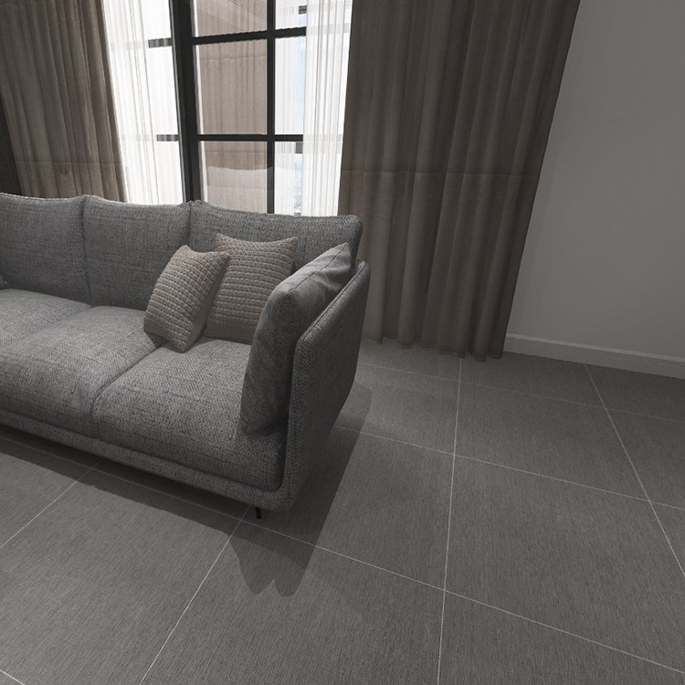 工程瓷砖 600*600地砖学校防滑灰色地面砖餐厅仿水磨石 便宜特价