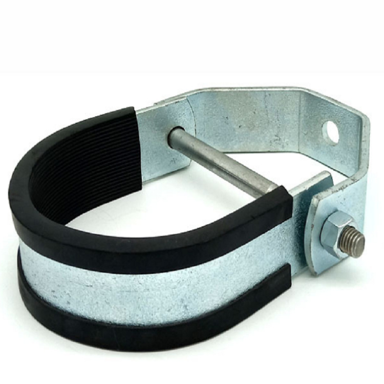 c型钢抗震支架配件u型管束连接件悬吊式管夹消防管道抗震镀锌钢管