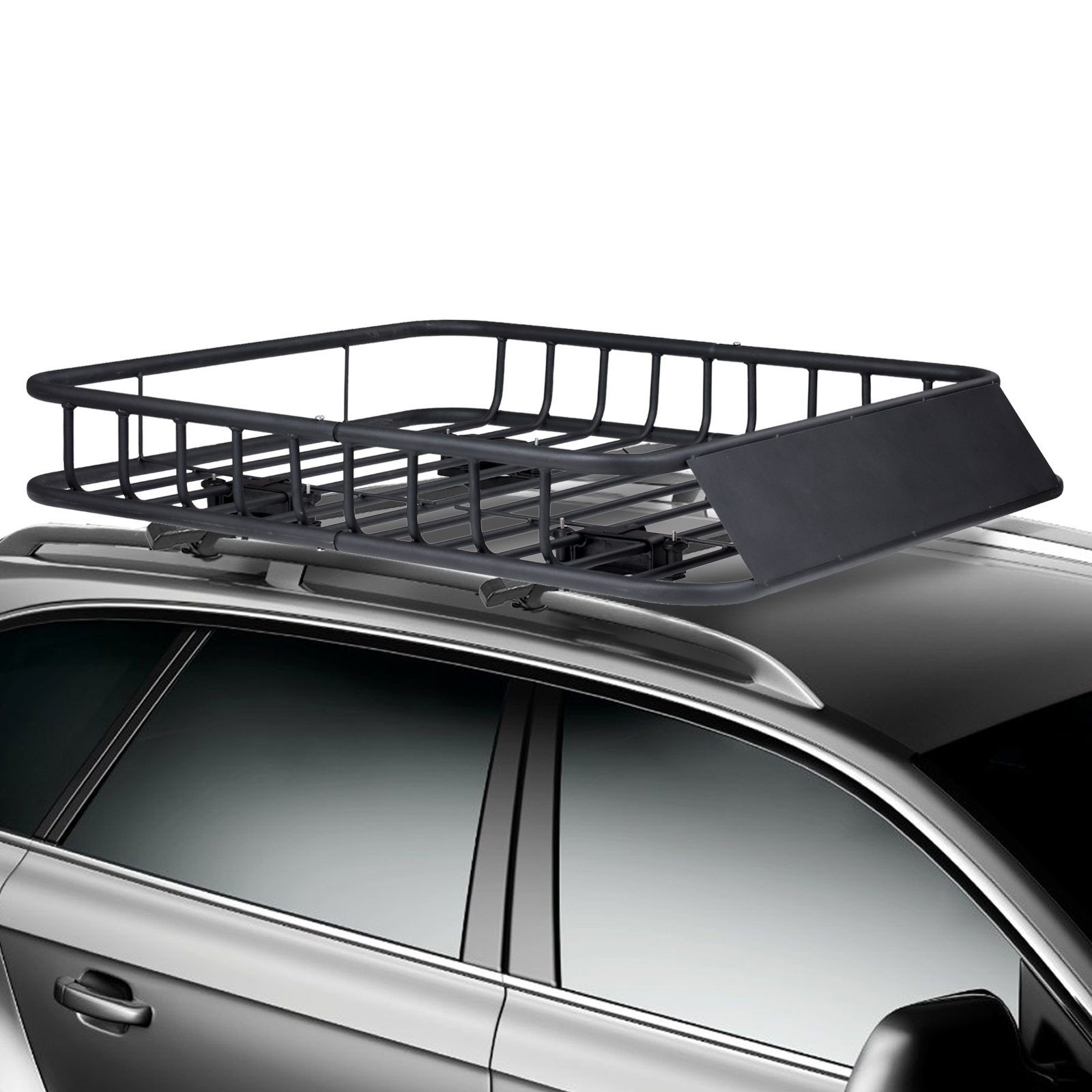 汽车行李架车顶行李架行李筐车顶框筐铁质圆管roof rack basket