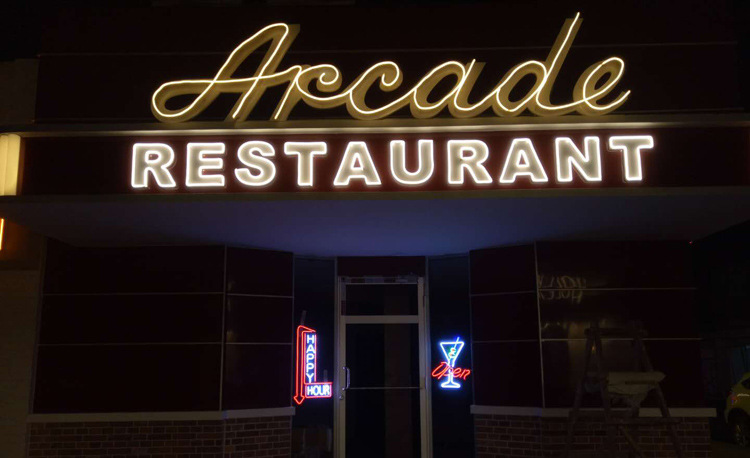 厂家定制霓虹灯 led霓虹灯带12v餐厅装饰 灯带广告招牌造型定制