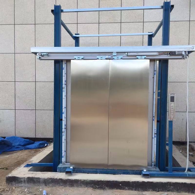 众力达定做轿厢液压货梯工业链条式升降机液压自动门导轨货梯