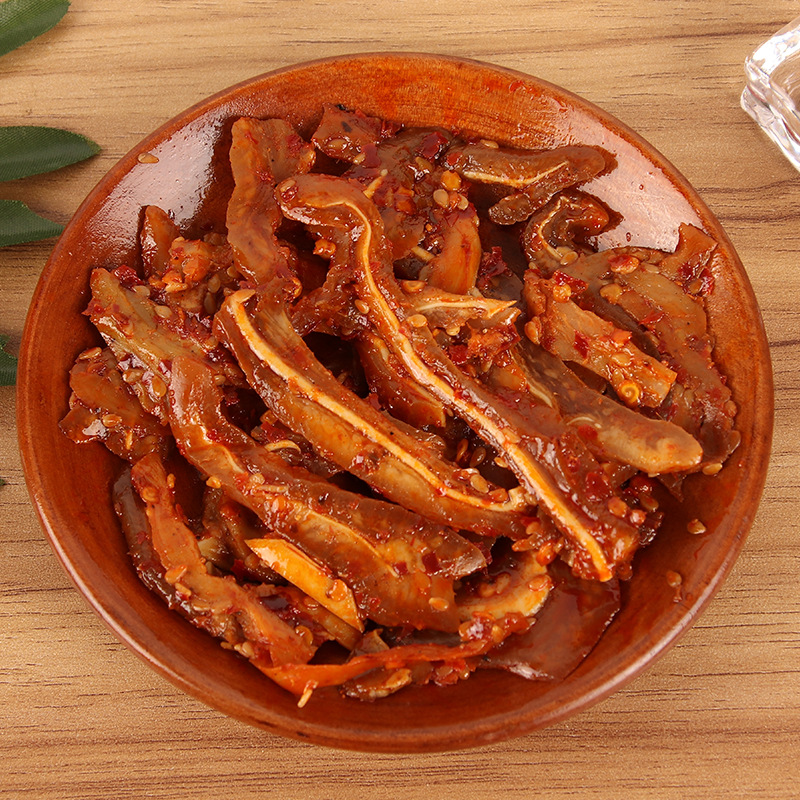 傻妹香辣猪耳65g 绝辣猪耳朵猪肉类零食全肉香辣味熟 休闲零食