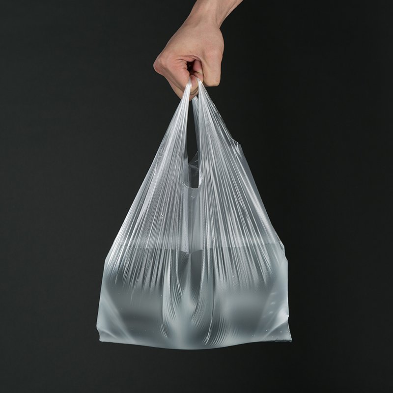 一次性透明袋小白袋方便袋塑料袋早点包子馒头打包袋加厚薄