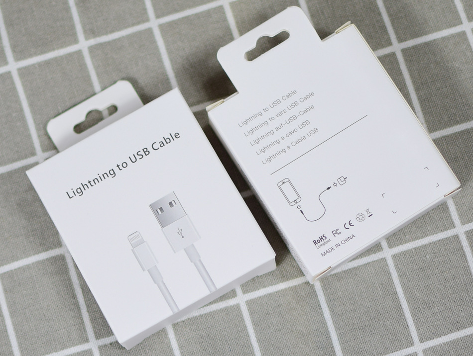 苹果充电头包装盒 苹果手机数据线包装 数据线包装 苹果数据线盒