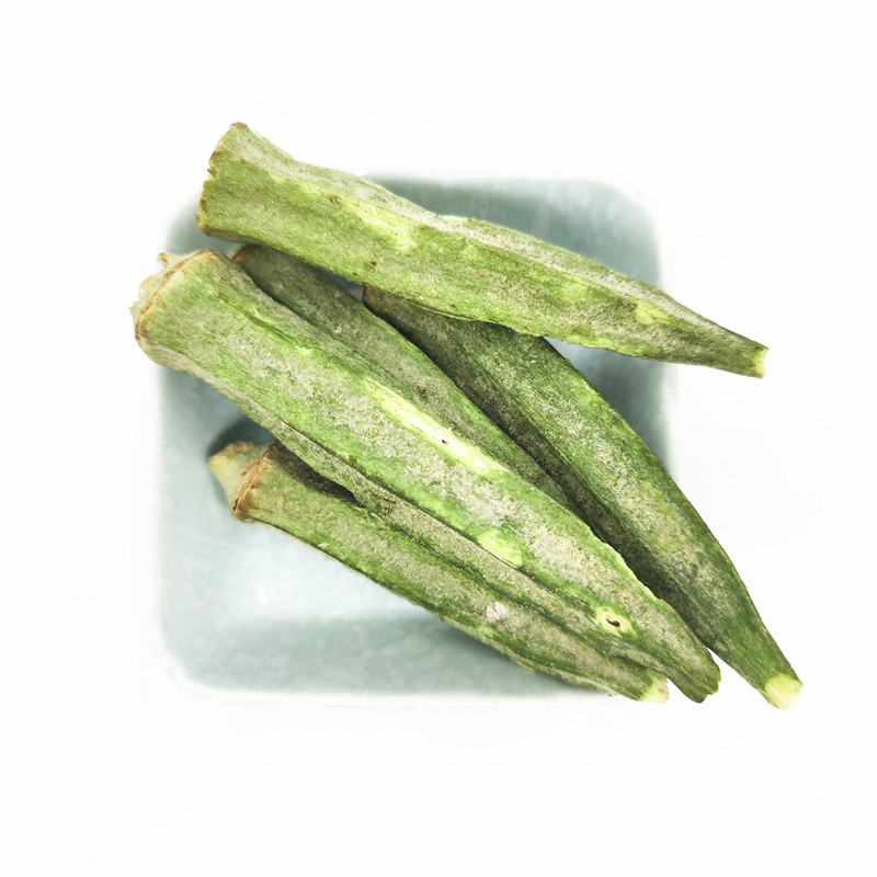 冻干秋葵干2000g 即食冻干果蔬干办公室零食小吃秋葵