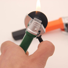 新奇特创意磨铁器明火打火机 个性模型充气打火机