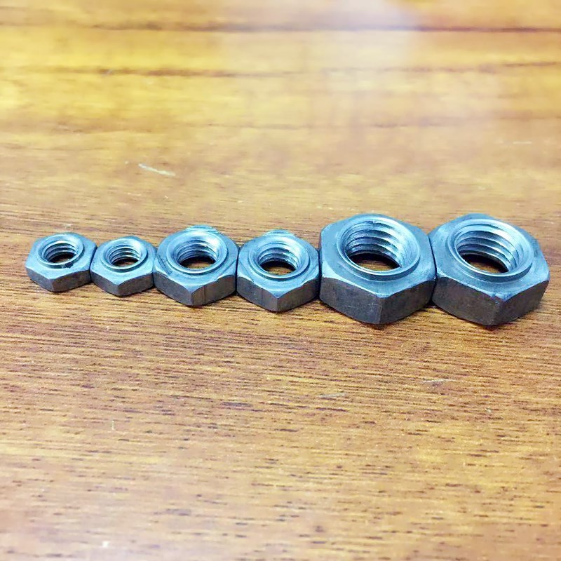 厂家直销焊接螺母六角焊接螺帽细牙碰焊母点焊罗母m6m8m10m12