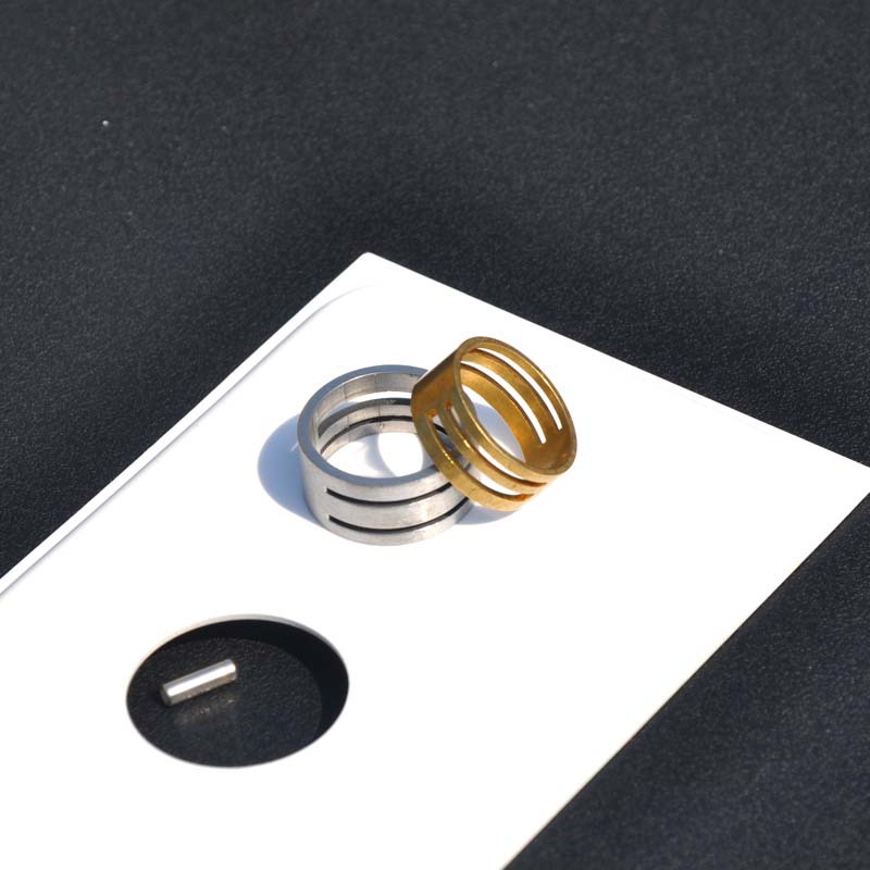 Stainless Steel Thickened Handmade DIY Jewelry Processing Making Tools Equipment Ring Buckle Opening Closed Ring Thumb Ring