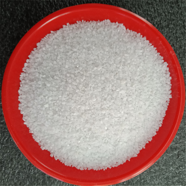 清逸矿业供应 雪花白彩砂 白色彩砂(规格齐全)