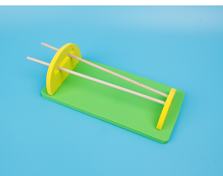 双轨怪坡球往坡上爬力学重心 diy科技小制作幼儿小学stem科学发明