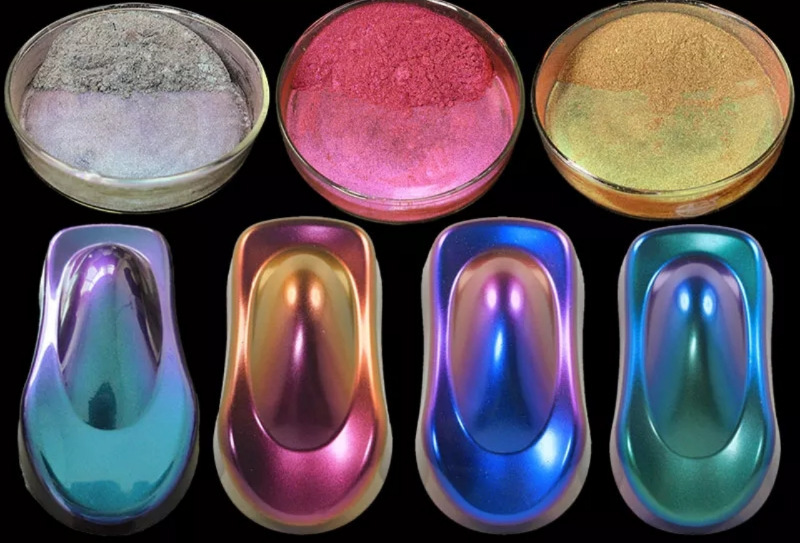 源头厂家直供变色龙珠光粉 魔镜粉 光学变色粉 化妆品 珠光颜料