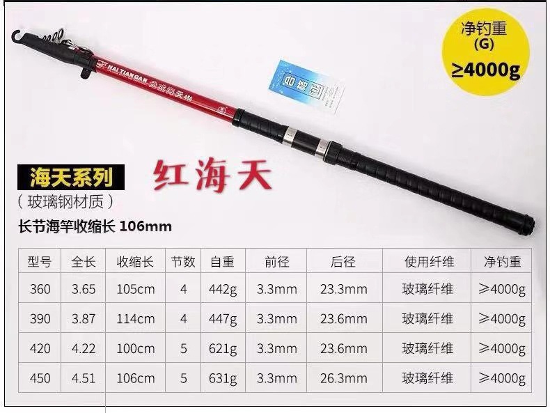 光威鱼竿细海天远投海竿碳素锚鱼抛竿品牌鱼竿
