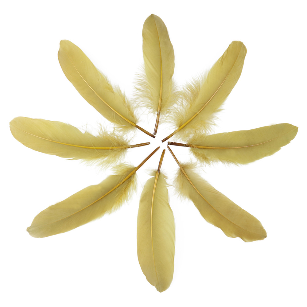 批发鹅毛15-20cm大飘diy手工材料彩色饰品羽毛装饰配件辅料工艺品