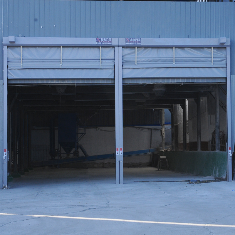 自动升降门电动快速卷帘门 感应快速堆积门 北京pvc快速卷帘门