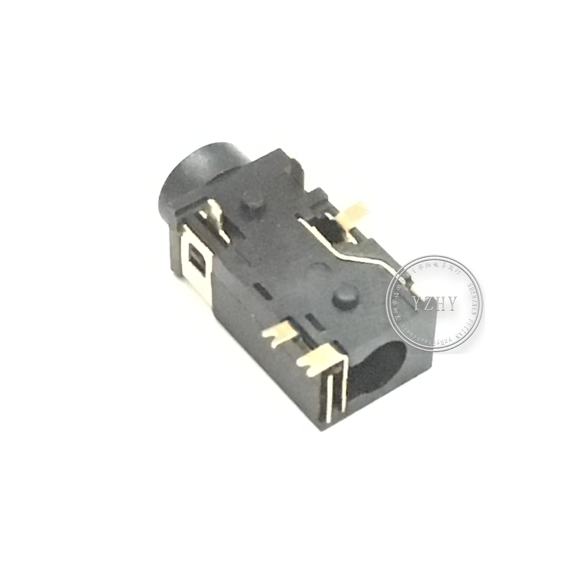 音频母座3.5mm耳机插座6针立体声双声道接口镀金pj-326前插后贴