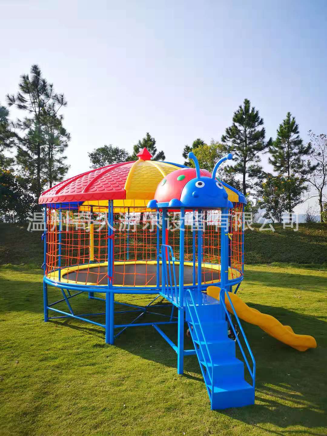 奇人室外室内大型蹦蹦床 户外游乐儿童跳跳床 幼儿园六角