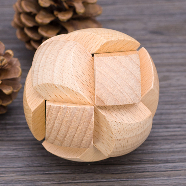 孔明锁鲁班锁高智商益智儿童玩具全套装九连环成人小学生智力解锁