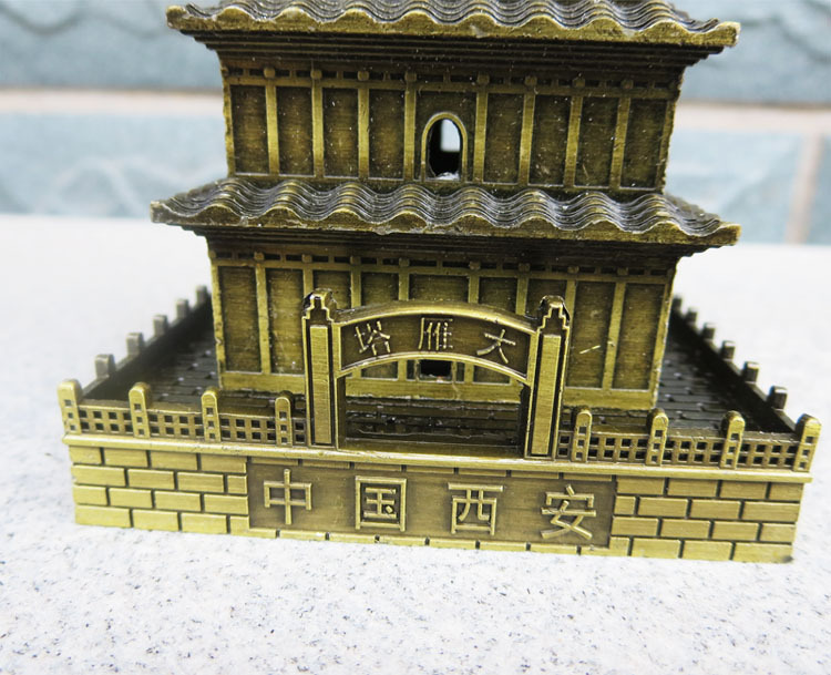 景区热卖大雁塔模型 特色工艺品西安旅游创意纪念品 仿古家居饰品