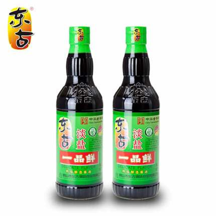 东古淡盐一品鲜495ml 淡盐生抽酱油炒菜淡酱油凉拌海鲜蘸酱