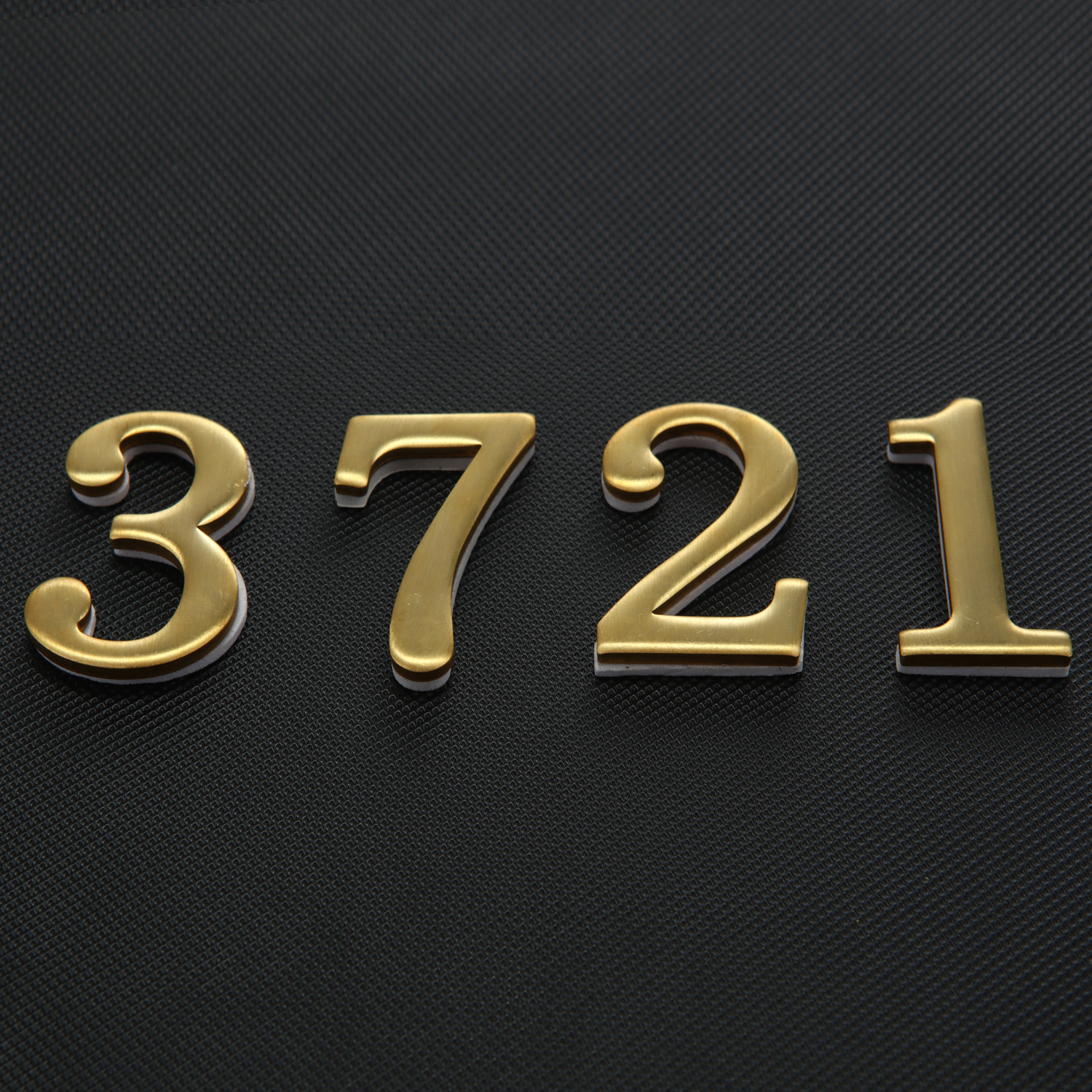 定制纯黄铜门牌数字大小英文字母门牌房号牌数字标识门牌号码牌