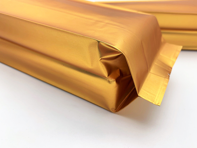 厂家直销暗亚金风琴袋现货 铝箔真空袋 立体中封袋 茶叶包装袋