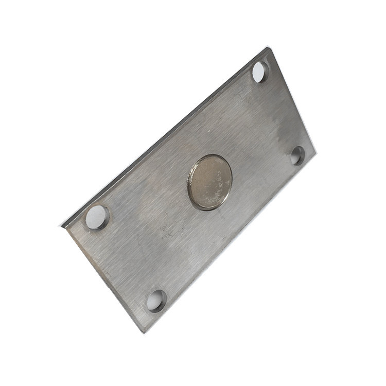 门窗配件加厚不锈钢顶轴玻璃门上夹固定t型片有框门顶轴片上门轴