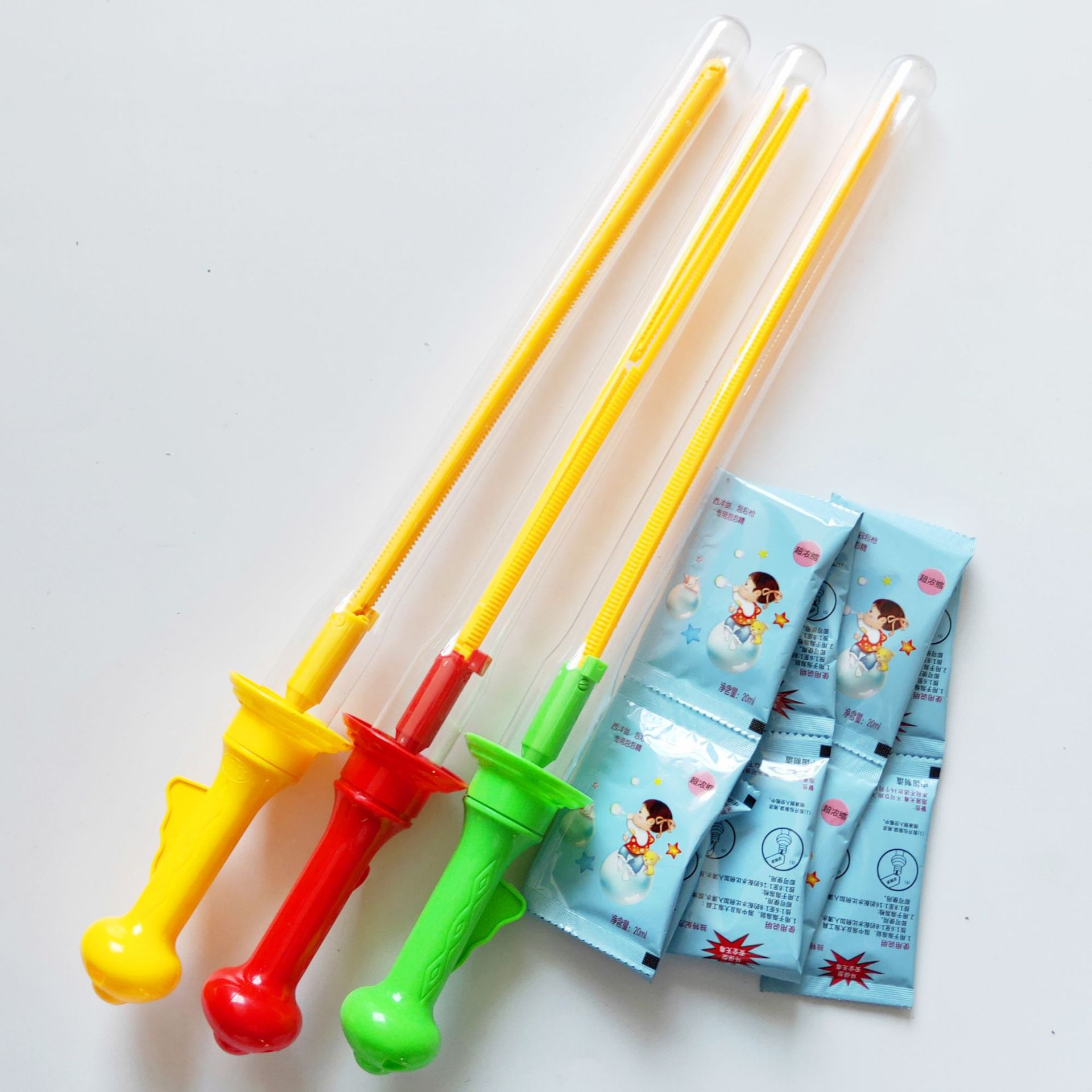 西洋剑泡泡棒批发 大号手持卡通泡泡水 儿童小玩具地摊好卖的货源