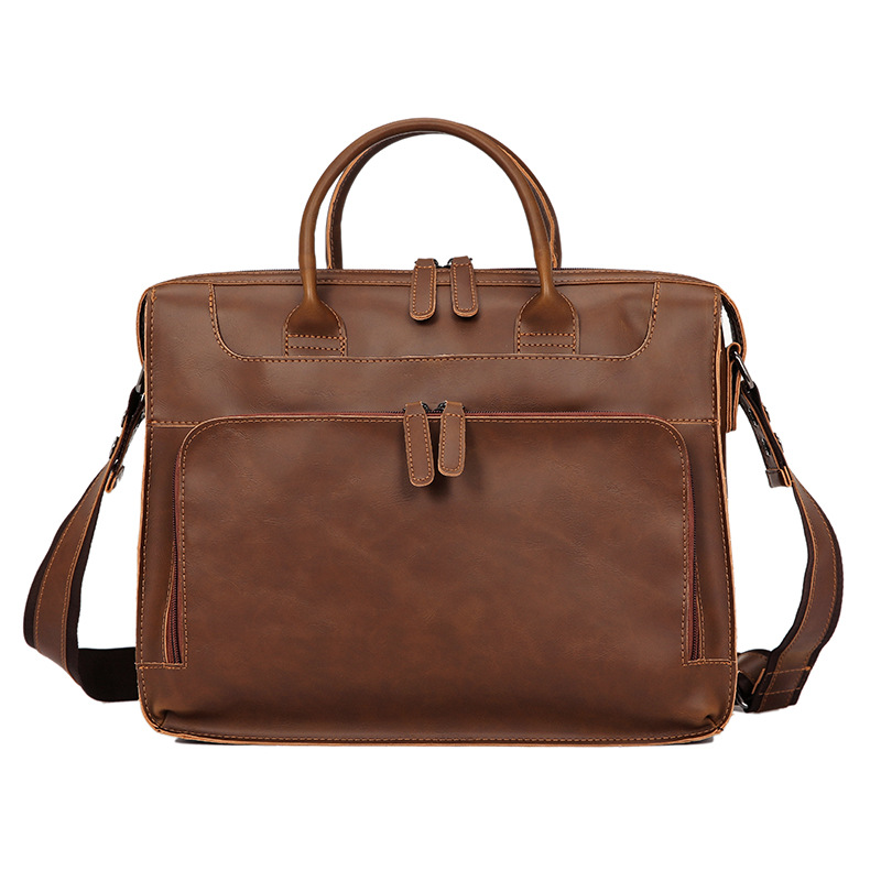 New Men's Business Briefcase Fashion Men's Shoulder Bag Messenger Bag Large Capacity Handbag Computer Bag Men's Bag
