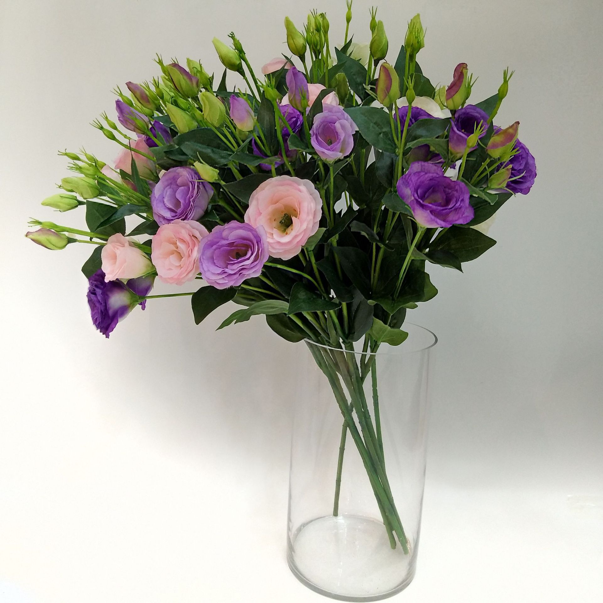 仿真洋桔梗 龙胆花 客厅 餐桌 玄关婚庆 北欧摄影仿真花绢花