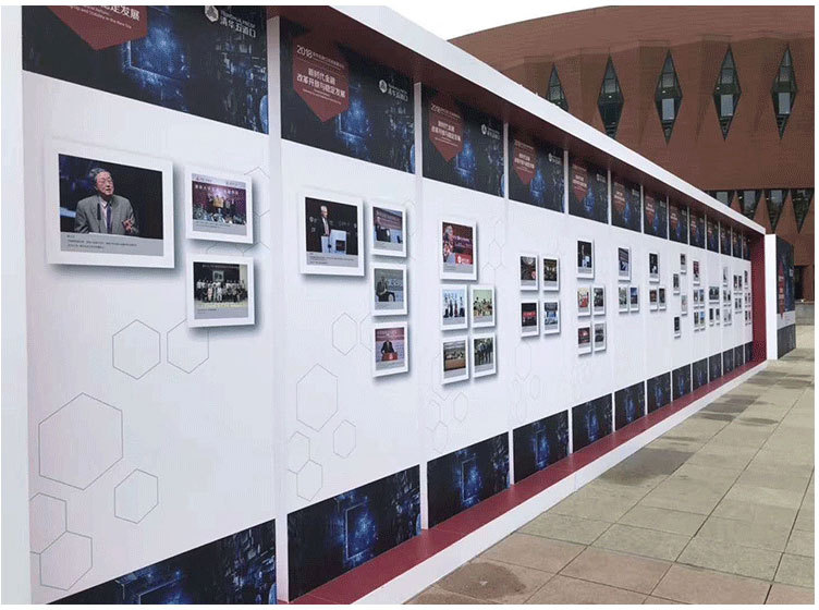 北京展台会展桁架搭建商室内户外展板背景墙签名墙物料制作设计