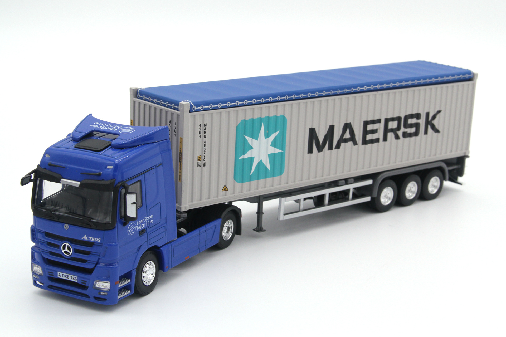 1:50 maersk 马士基开顶集装箱 软顶箱模型 集装箱模型卡车模型