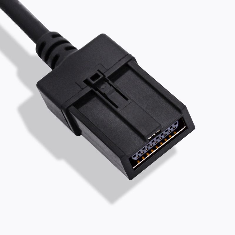 振德cabledeconn 汽车音视频高清转接线hdmi e 转hdmi e type 0.8米