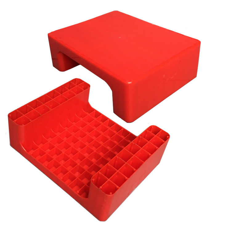 供应450*350*140 瓷砖胶专用塑料托盘 蓝色红色塑胶地台板 小垫板