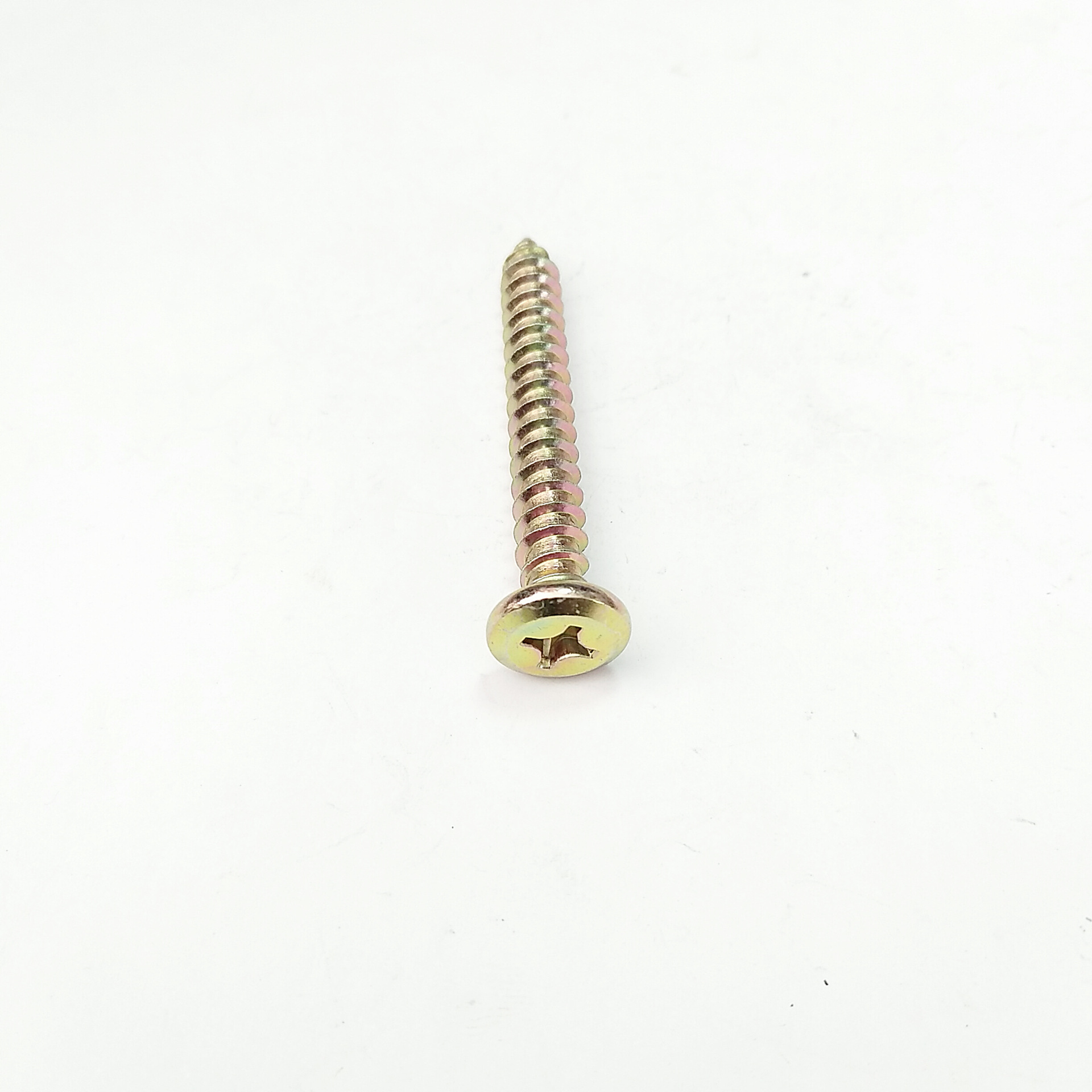 厂家生产 十字倒边平头自攻螺丝 圆头镀锌十字木牙螺钉 免费拿样