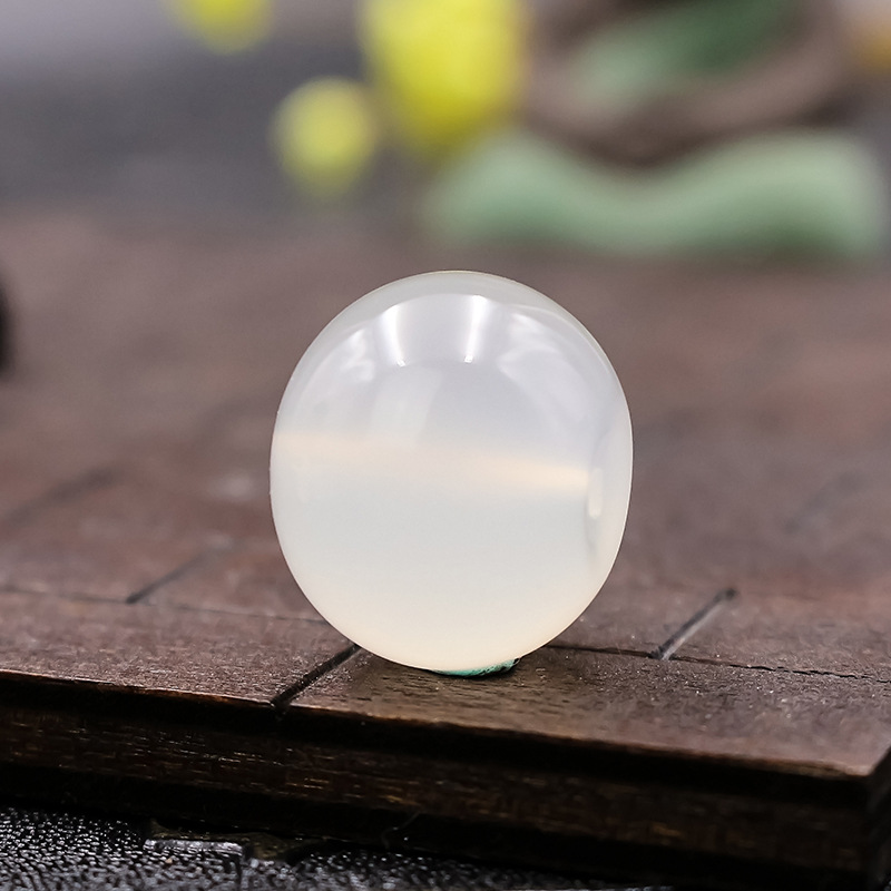 天然南红玛瑙保山料 荔枝冻苹果珠 苹果圆腰珠星月菩提佛珠宝山