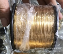 新款铜镀18K金铜线绕线天然石水晶造型线 定型线扭线软线