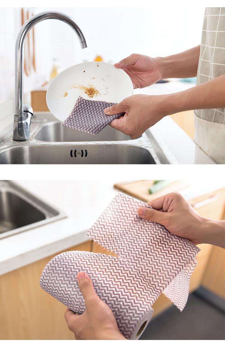 厨房免洗抹布百洁布巾一次性不沾油百洁布清洁巾百洁布布百洁布