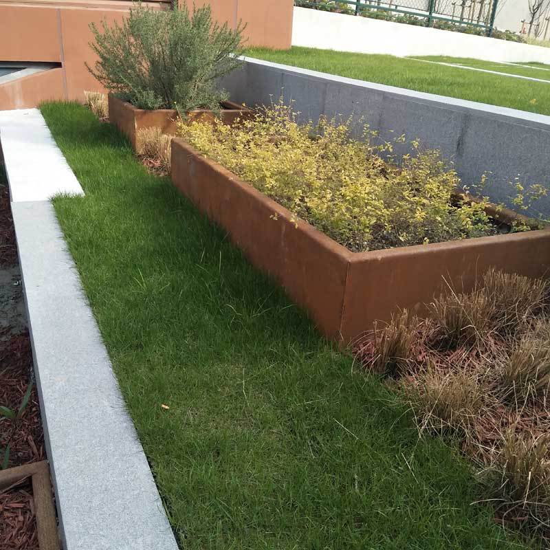 锈钢板挡土墙12