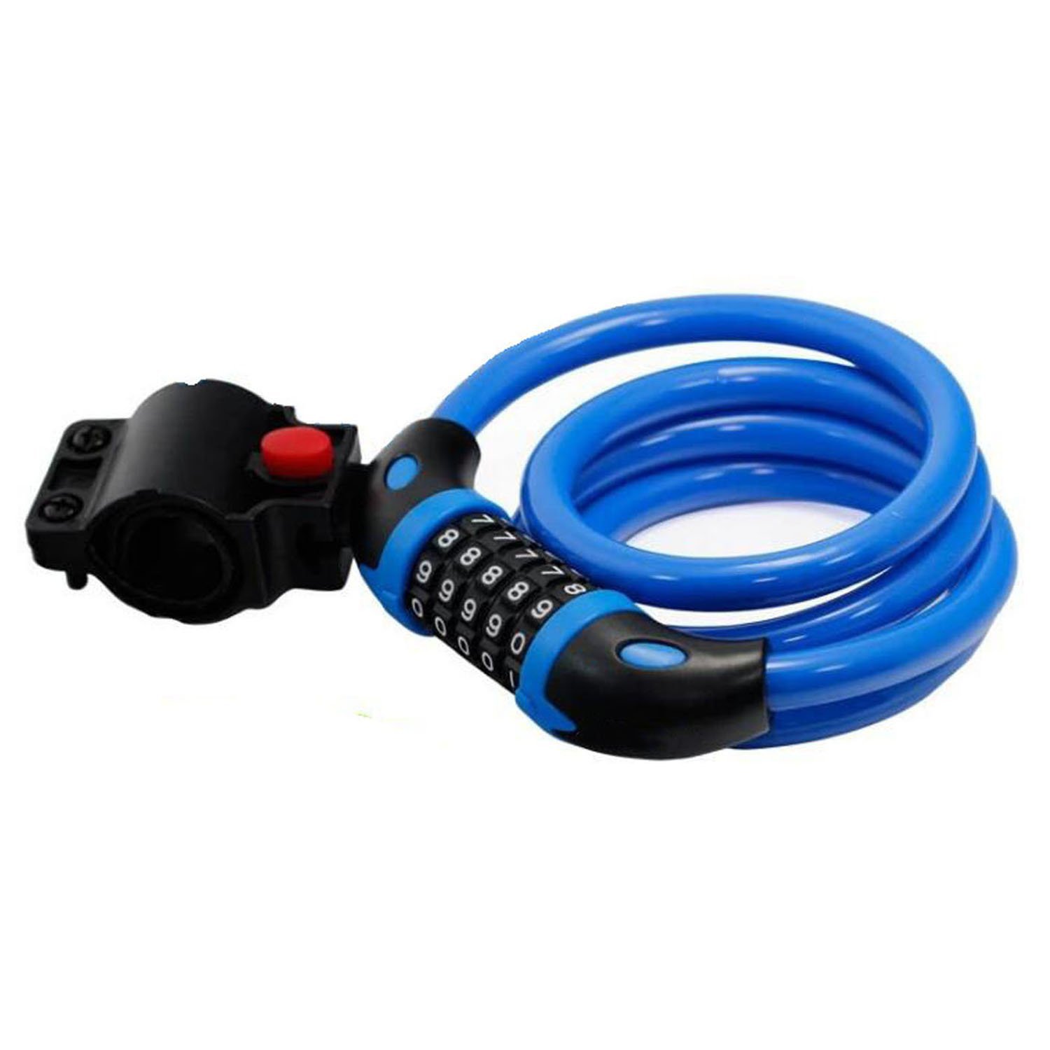 Bicycle Lock Five-Digit Combination Lock Mountain Bike Road Bike Universal Ty566 Wire Lock Cable Lock Bicycle Circular Lock