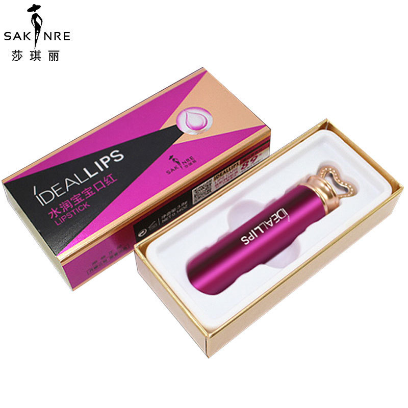 Sakinre Moisturizing Baby Lipstick Moisturizing Discoloration Resistant No Stain on Cup Waterproof Easy-to-Color Lipstick for Korean Students