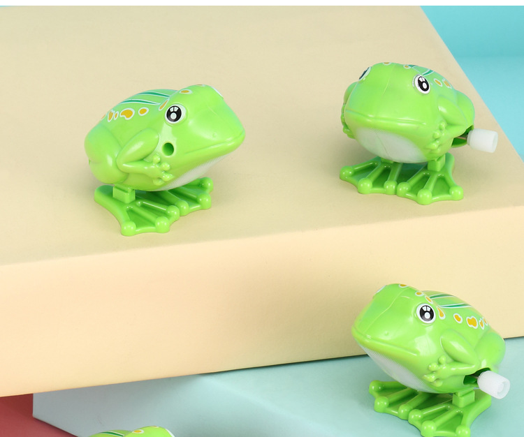 青蛙上链发条玩具幼儿园礼品赠品地摊热卖儿童玩具批发