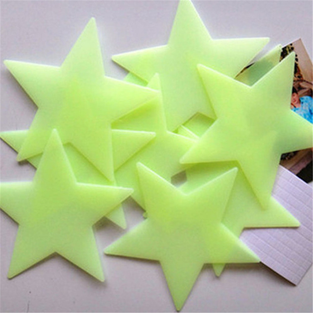 批量供应夜光片 pvc注塑荧光照明牌 夜光贴纸 行星自粘夜光贴纸