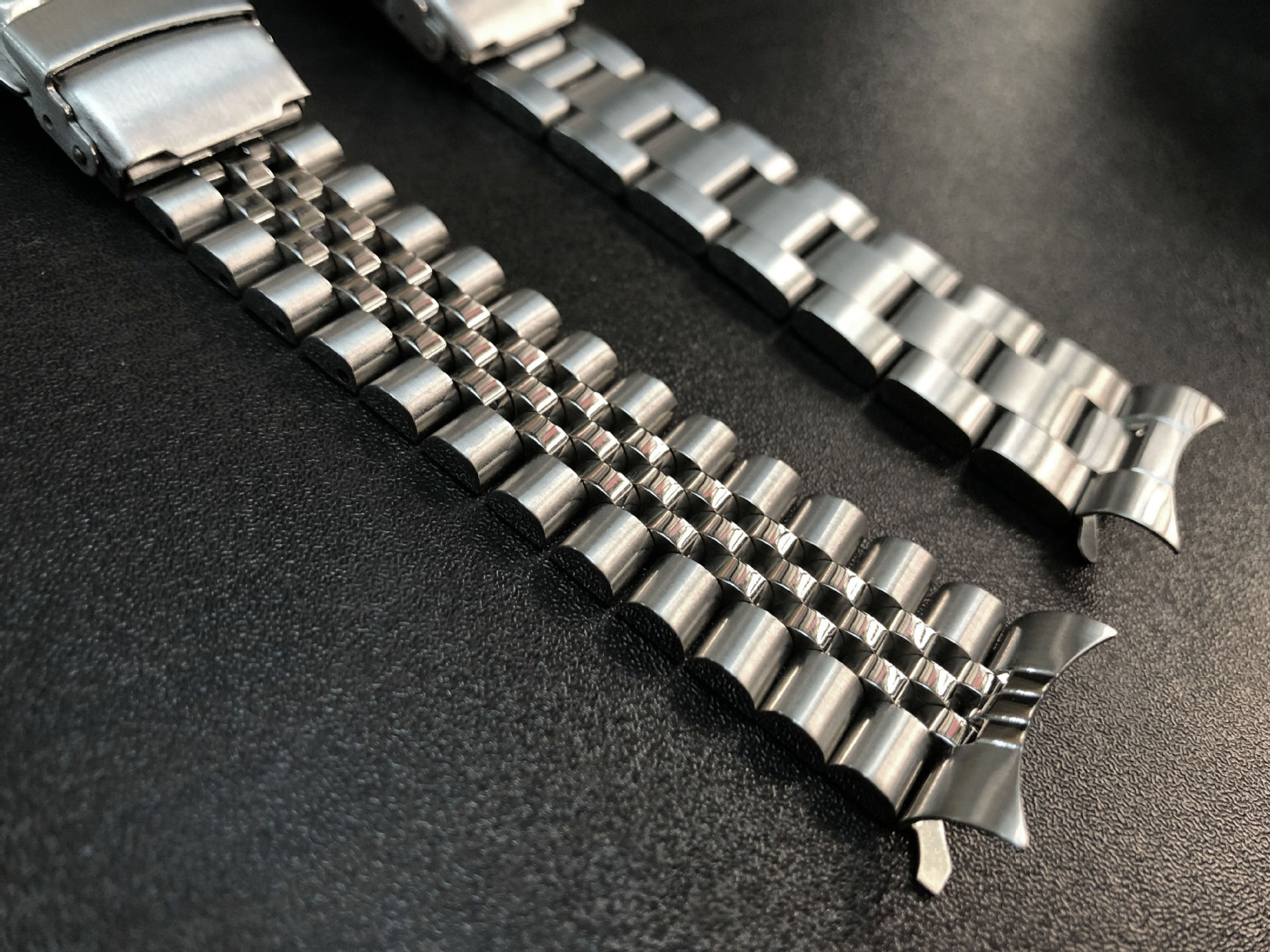 适配精工skx007 009钢带不锈钢表带五珠潜水钢表链 20 22mm配件