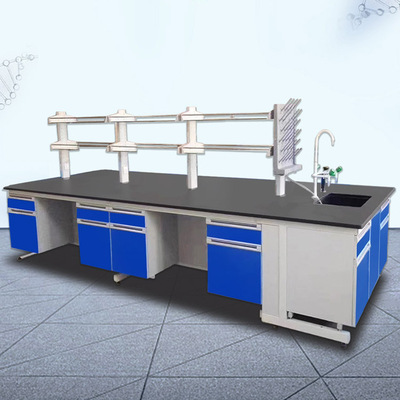 实验台全钢木实验室操作台试验工作台化验台实验桌边台试剂架柜子